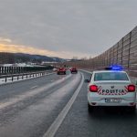 Soferita beata prinsa de policie pe autostrada