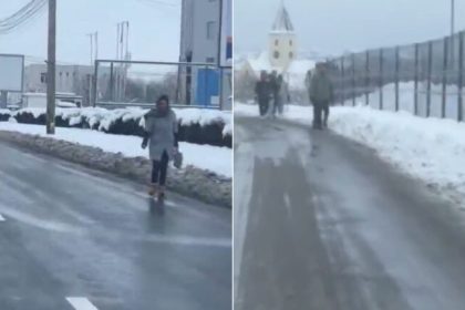 Trotuare impracticabile in Turnisor din zapada Cine trebuie sa curate