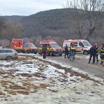 accident la salcau cu 4 raniti un sofer a pierdut controlul intr o curba video foto