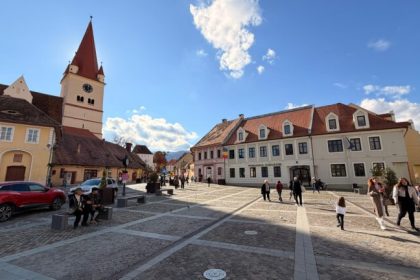 trafic suspendat temporar in centrul orasului cisnadie