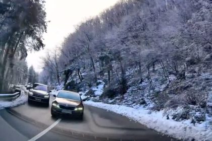 tragedie evitata pe calea spre paltinis depasire riscanta efectuata de un sofer video