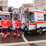Accident la Medias un motociclist a fost ranit si transportat de urgenta la spital