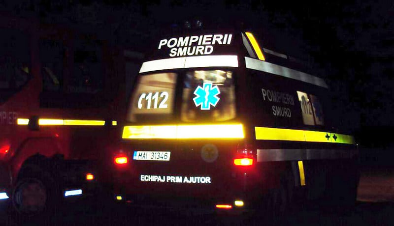 Accident pe DN1 la Cristian un biciclist a fost lovit de o masina