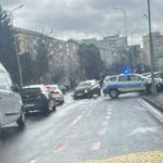 Accident pe strada Nicolae Iorga in Sibiu trafic ingreunat