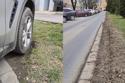 Consilierul care a propus locuri de parcare mai mari la Scoala de Inot aduce clarificari Trotuarul trebuie ajustat