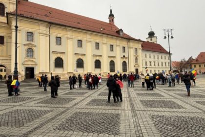 Doua zile de protest la Sibiu impotriva masurilor draconice adoptate de Guvern