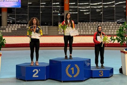 Patinatorii din Sibiu au impresionat la Campionatul de Juniori record national pentru Anastasia Bacila