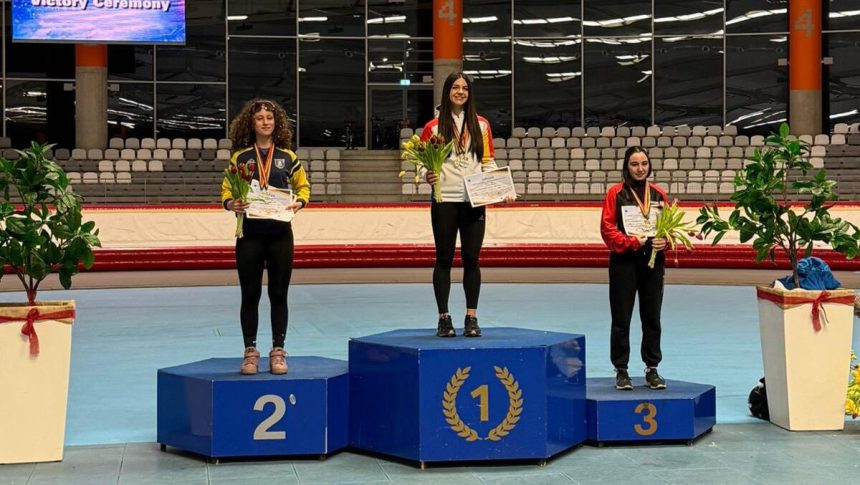 Patinatorii din Sibiu au impresionat la Campionatul de Juniori record national pentru Anastasia Bacila