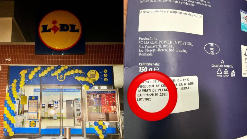 Produse expirate in cel mai recent magazin Lidl din judetul Sibiu Client Mi se pare inacceptabil