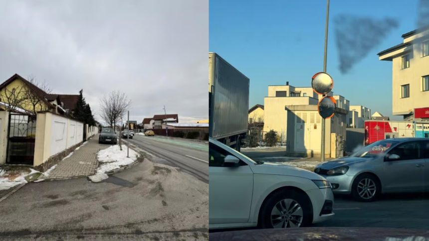 Proprietarul masinii acuzat ca obstrucioneaza vizibilitatea intr o intersectie din Selimbar rupe tacerea Afirmatia este falsa