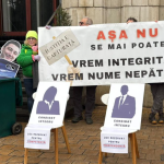 Protest la Ministerul Justitiei se solicita ca sefii de parchete sa fie nepatati si sa existe transparente totala