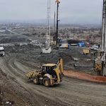 Santier activ pe A13 Sibiu Fagaras 300 de lucratori se ocupa de un nod rutier complex video