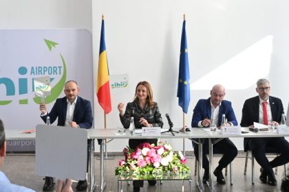 Sedinta din februarie a Consiliului Judetean Sibiu desfasurata in premiera la Aeroportul International Sibiu foto