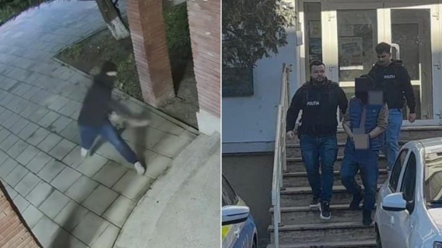 Sibian retinut dupa ce a distrus sediul unui partid politic din Deva video