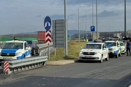 Sofer din Cluj depistat cu 192 km h pe autostrada la Sibiu permis suspendat imediat
