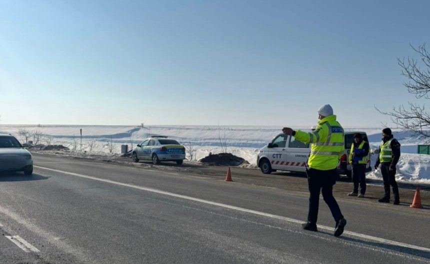 Tanar din Alba surprins fara permis conducand pe DN1 in judetul Sibiu