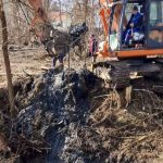 Trei baraje construite de castori la Chirpar au fost demolate Apele Romane au acordat aprobatul foto