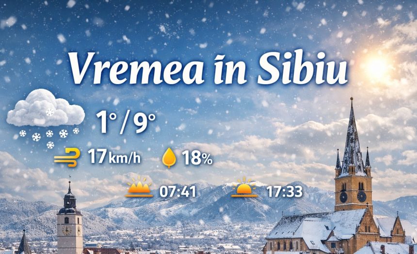 Vremea in Sibiu prognoza meteorologica detaliata pentru astazi si zilele urmatoare