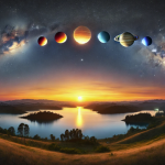 fenomen rar pe cerul de noapte sase planete vizibile in acelasi timp