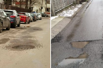 gropi aparute dupa dezghet pe mai multe strazi din sibiu primaria a anuntat cand vor incepe plombarile