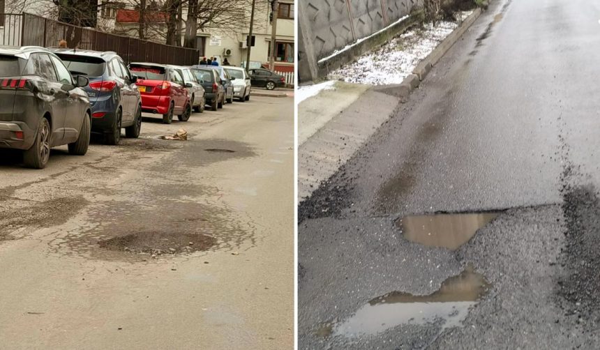 gropi aparute dupa dezghet pe mai multe strazi din sibiu primaria a anuntat cand vor incepe plombarile
