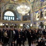 mii de credinciosi la duminica infricosatoarei judecati la catedrala mitropolitana din sibiu fotografie