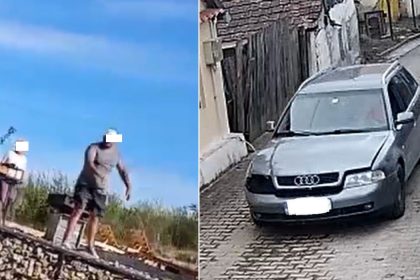 scandal intre vecini in bungard unul este acuzat ca circula prin sat cu o masina grav avarriata