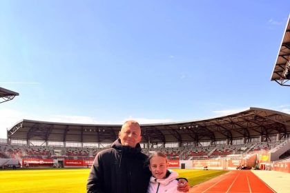 Ana Sofia Lac elev din Sadu obtine locul II la Crosul Judetean desfasurat pe Stadionul Municipal din Sibiu