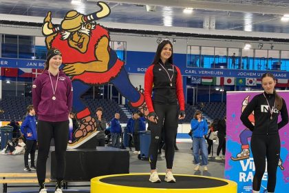 Anastasia Bacila starneste admiratie in Olanda patinatoarea de exceptie din Sibiu a stabilit doua recorduri nationale