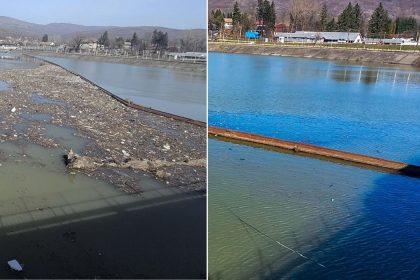 Barajul de pe Olt de la Calimanesti curatat intr un timp record Buzoianu Vigilenta noastra este eseniala