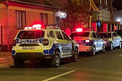 Control de seara in Sibiu sofer prins la volanul unei masini neinmatriculate