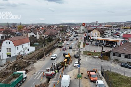 Lucrarile de pe Calea Surii Mari progresul celor 4 echipe de pe santier dupa 10 zile video foto