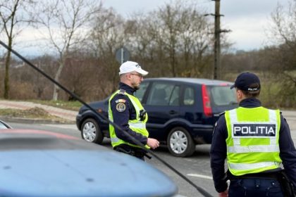Nereguli constatate in trafic la Sibiu sofer oprit imediat pe marginea drumului