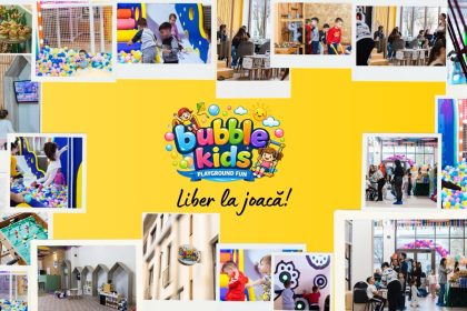 Parintii din Sibiu isi rezerva deja weekendurile la Bubble Kids noul loc de joaca de unde copiile nu mai vor sa plece