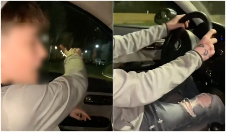 Pericol public Doi copii au sustras masina unui livrator si au condus o prin Sibiu video