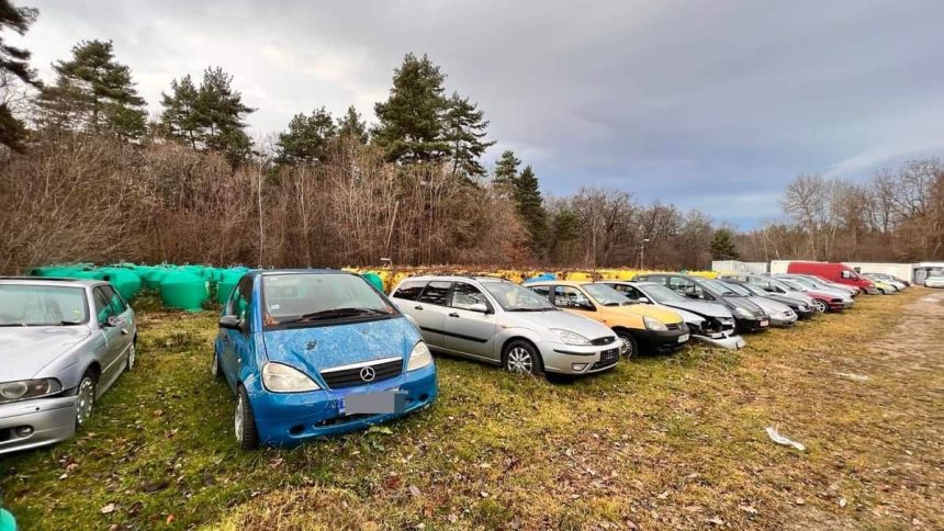 Primaria Sibiu reincepe vanzarea zecilor de masini abandonate preturile au fost reduse