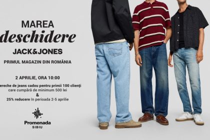 Promenada Sibiu introduce pentru prima data brandul international JACK JONES in oras