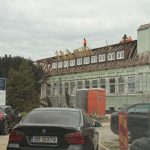 Santierul de la cantina ULBS aduce modificari semnificative sala pe doua niveluri si terasa