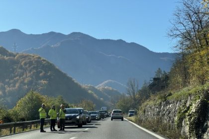 Trafic ingreunat in doua zone de pe Valea Oltului se instaleaza bariere pentru animalele salbatice
