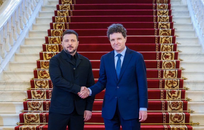 Zelenski la Cotroceni Romania si Ucraina au incheiat parteneriate strategice in domeniul apararii energiei si tehnologiei video