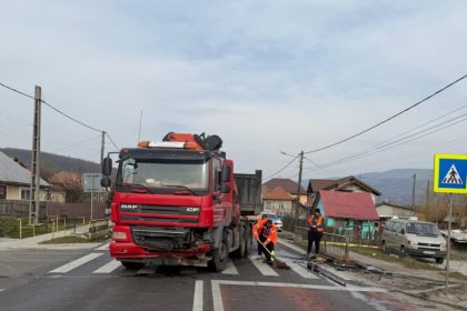 accident intre ramnicu valcea si sibiu trafic oprit pe dn7