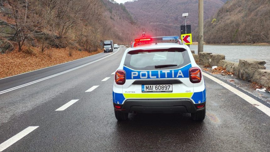 vitezoman oprit de politie pe valea oltului avea permisul suspendat