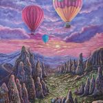 Dialog cromatic intre mov si roz in expozitia Moz a Grupului Rod la Primaria Sibiu 1 15 aprilie