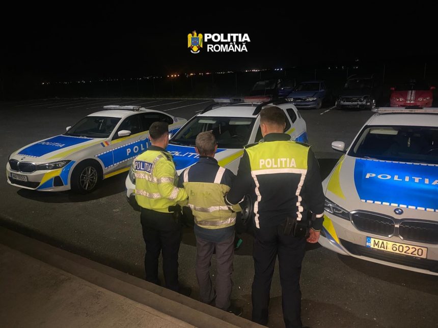 Sofer retinut de policie pe autostrada Sibiu Deva era beat bine foto