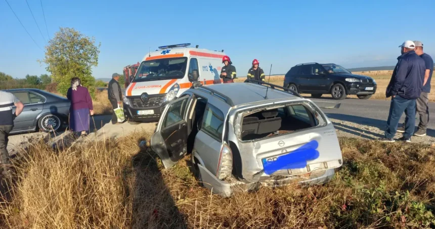 Accident între Cristian și Orlat: femeie de 41 de ani, la spital
