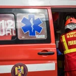 Accident la Racovița. Tânăr beat, prins sub un cap de pod