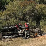 Bărbat inconștient transportat la spital după ce tractorul s-a răsturnat, în Cristian