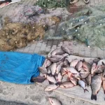 Braconieri prinși în flagrant după 20 de ore de pândă pe lacul de acumulare de la Arpașu