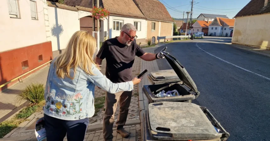 Colectare separată lângă Sibiu: progres anual, dar mai sunt detalii de corectat