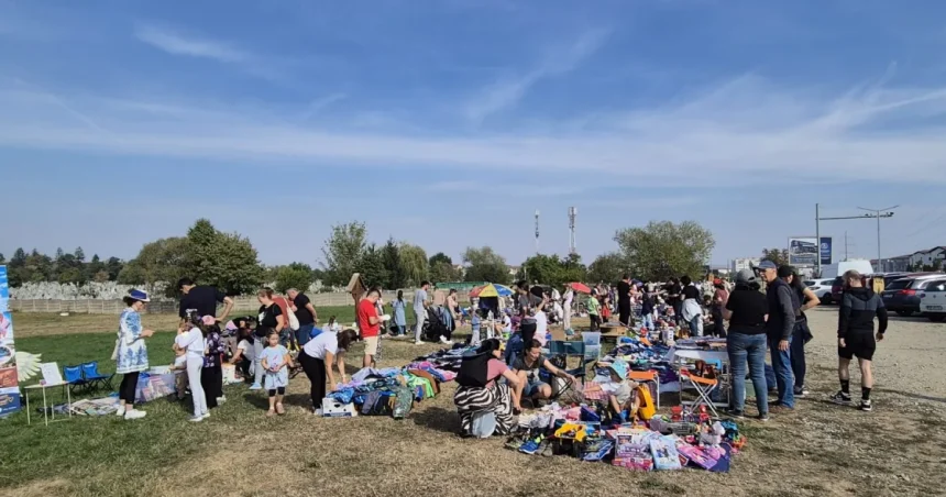 Copiii din Cartierul Arhitecților învață să negocieze la Flohmarkt